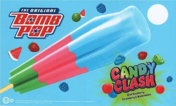 Sour Apple Bomb Pop - Bomb Pop ice cream treat