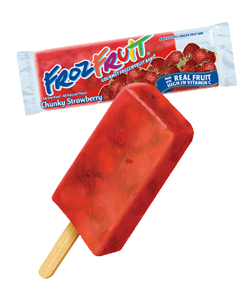 FrozFruit Chunky Strawberry Fruit Bar